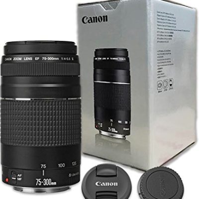 Canon EF 75-300mm f/4-5.6 III Telephoto Zoom Lens for Canon SLR Cameras Canon EOS 7D, 60D, EOS Rebel SL1, T1i, T2i, T3, T3i, T4i, T5i, XS, XSi, XT, XTi Digital SLR Cameras