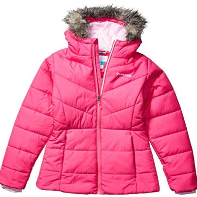Columbia Girls' Katelyn Crest Jacket Insulated, Pink Ice, XX-Small