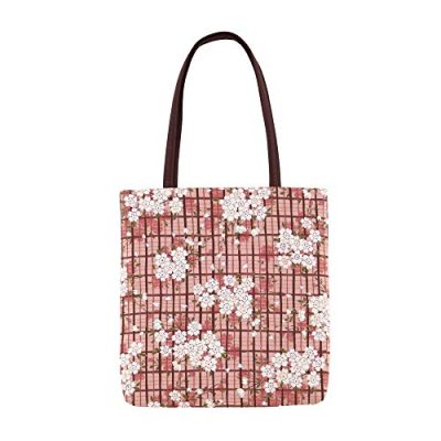Economical Cotton Tote Bag, (SAKURAKOUSHI), Reusable Shopping Cloth Bags, Pink, One Size