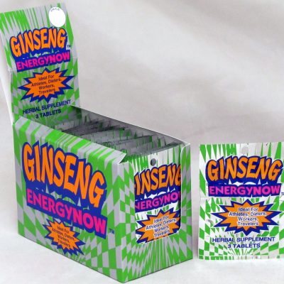Ginseng Energy Now Herbal Supplements Box of 24 Packs 72 Pills Weight Loss