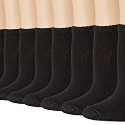 Hanes Women's 10-Pair Value Pack Low Cut Socks, Black, 4-8 UK