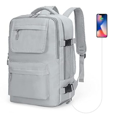 Large Travel Backpack Women,Carry on Backpack Weekend Cabin Size Underseat Hand Luggage Rucksack Bags Casual Daypack for School Hiking Fit for 14 Inch Laptop with Shoes Compartmen