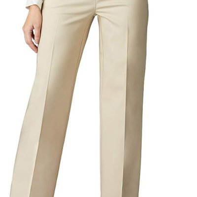 Lee Women's Ultra Lux Comfort with Flex Motion Trouser Pant Bungalow Khaki 12M