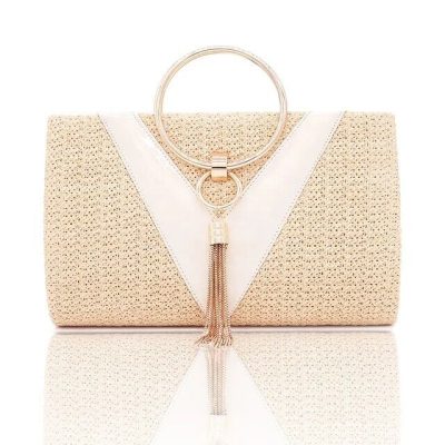 Luxury Women Evening Bag Ladies Party Wedding Clutch Bags With Tassel Purse