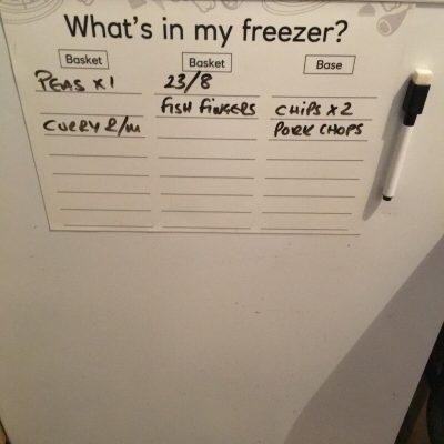 magnetic organiser wipable ,all major chest freezers + chill + upright versions