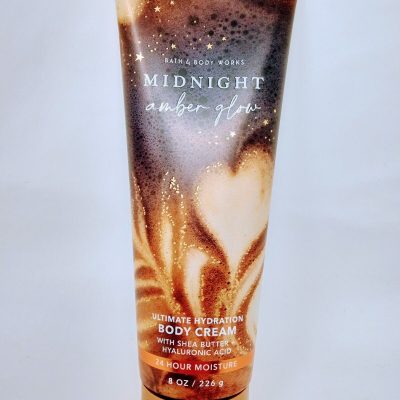 New Bath & Body works MIDNIGHT AMBER GLOW Ultimate Hydration Body Cream 8 oz
