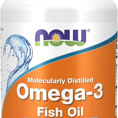 NOW Supplements, Omega-3 180 EPA / 120 DHA, Molecularly Distilled X30 Soft Gels