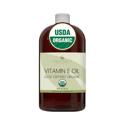 Organic vitamin e oil 100% natural 43000 IU for skin hair face body moisturizer