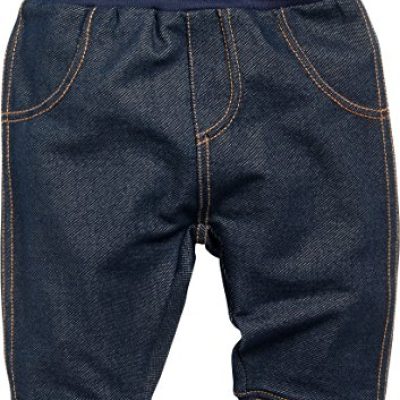 Schnizler Unisex Baby Baby Sweat-hose Jeans-optik Trousers, Blue (Blau 7), 3-6 Months UK