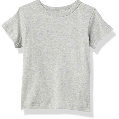 The Children's Place Baby Boys' Short Sleeve Basic T-Shirt, Smokeb10, 4 Years
