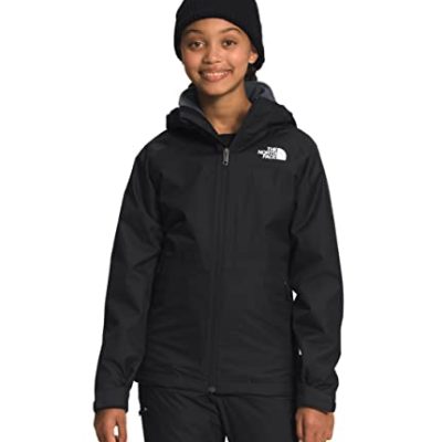 The North Face Girls' Vortex Triclimate Waterproof Insulated Jacket, TNF Black, Small