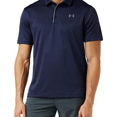 Under Armour Tech Men's Polo Shirt,Midnight Navy (410)/Graphite,4X-Large