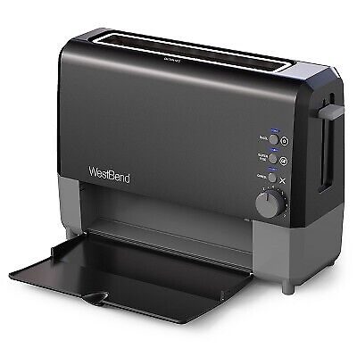 West Bend 2 Slice QuickServe Toaster - Black