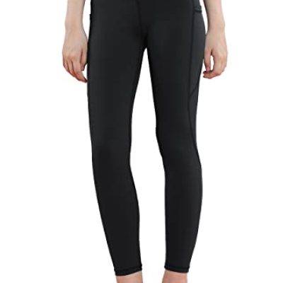 Willit Girls Leggings Athletic Youth Kid's Dance Running Yoga Leggings Pants Active Compression Tights with Pockets